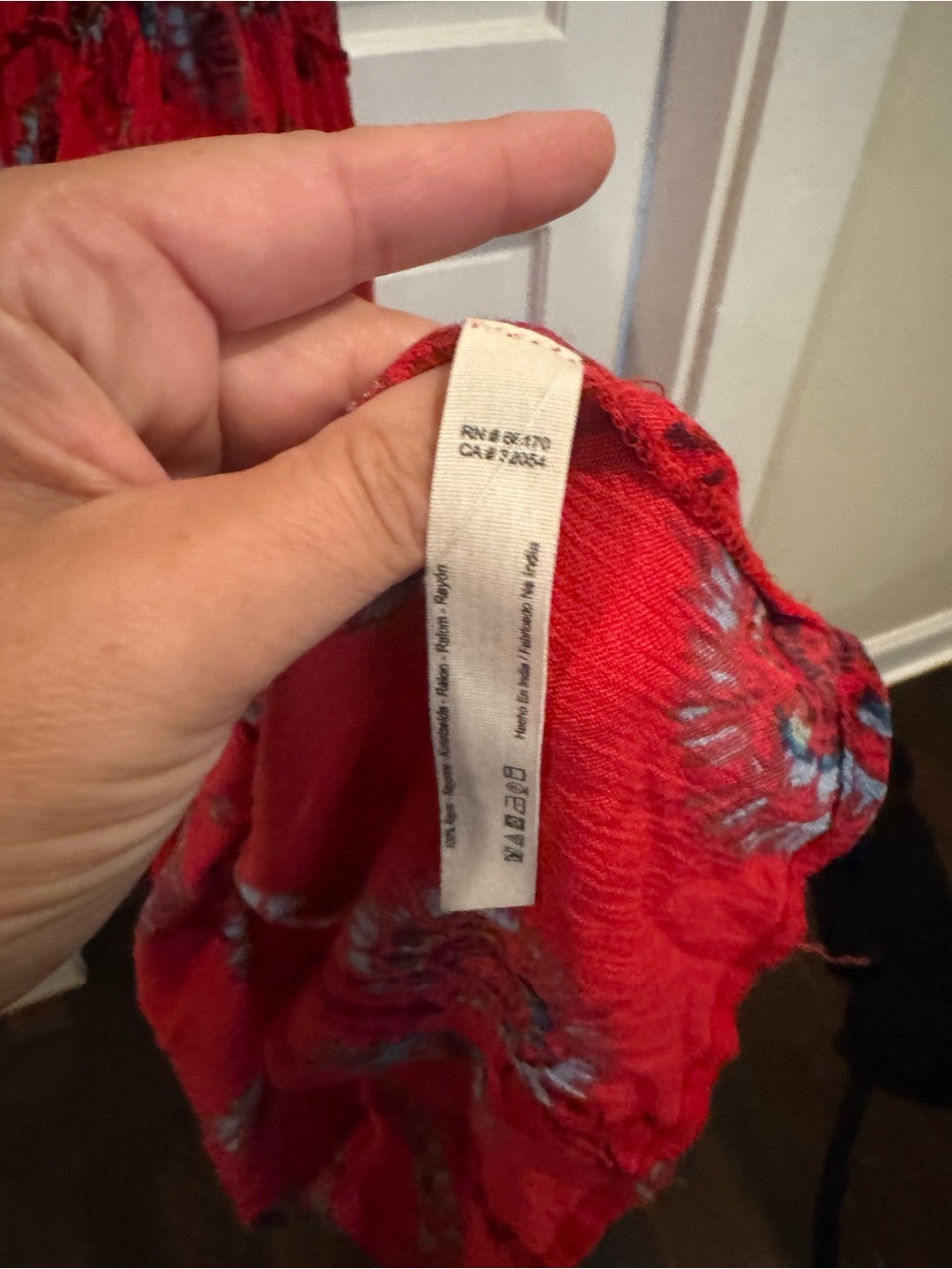 Free People Intimately Red Garden Party Floral Maxi Dress size S? - Picture 2 of 4